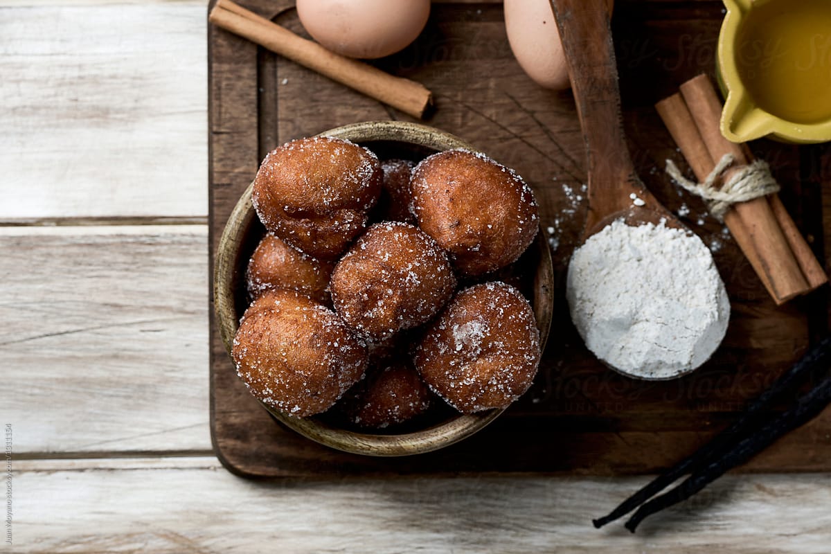 Bunyols, un clàssic de la pastisseria catalana FOTO: Cedida