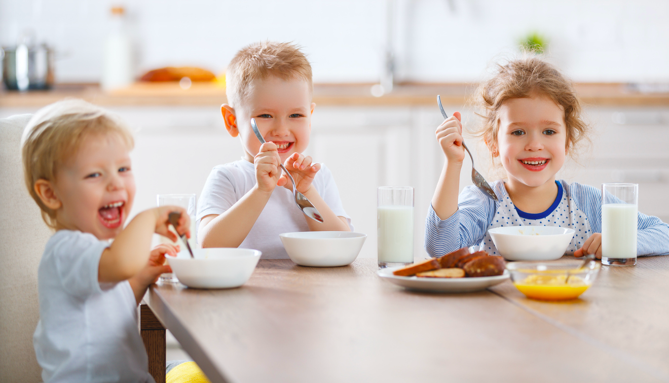 Segons els experts, el 93% dels nens i nenes espanyoles esmorzen FOTO: Cedida